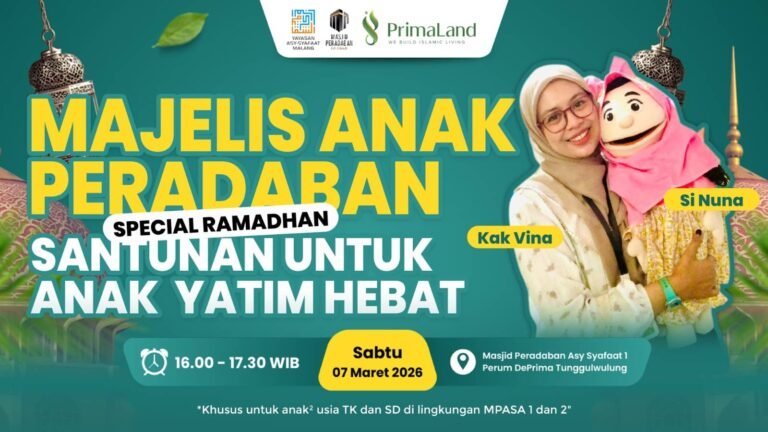 Majelis Anak Peradaban Spesial Ramadhan, Santuni 30 Anak Yatim di Tunggulwulung