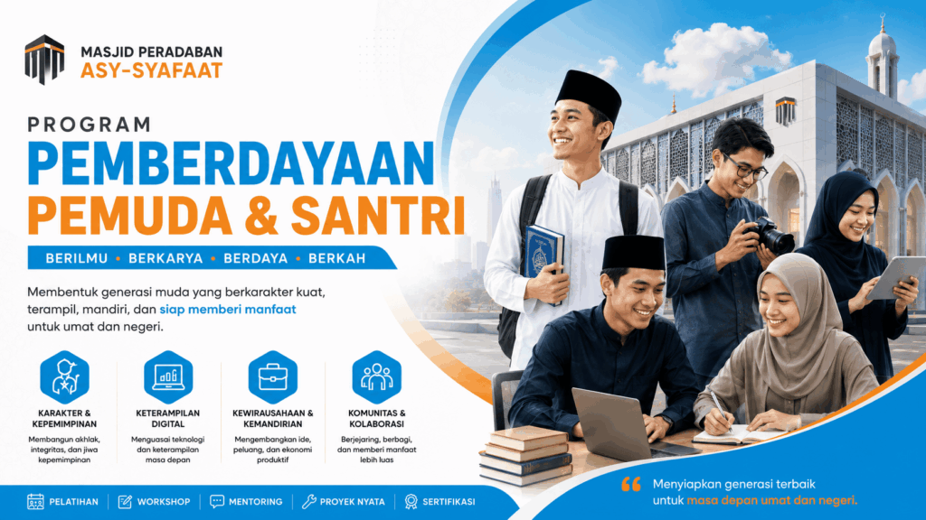 Program Pemberdayaan Pemuda dan Santri: Mempersiapkan Generasi Berilmu, Berkarya, Berdaya, dan Berkah