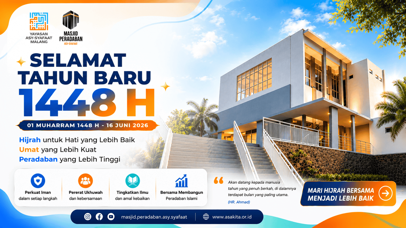 Selamat Tahun Baru 1448 H - Wide Screen